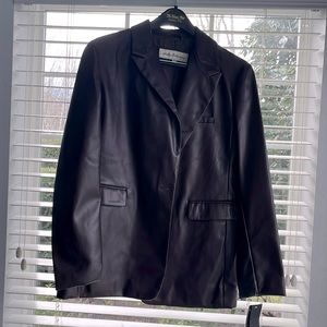 NWT non-leather Sally Collection blazer